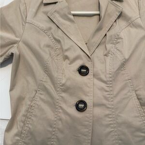 Coldwater Creek Beige Trench Coat